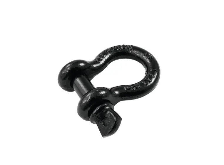 SAFETEX Shackle 16mm black with screwbolt 